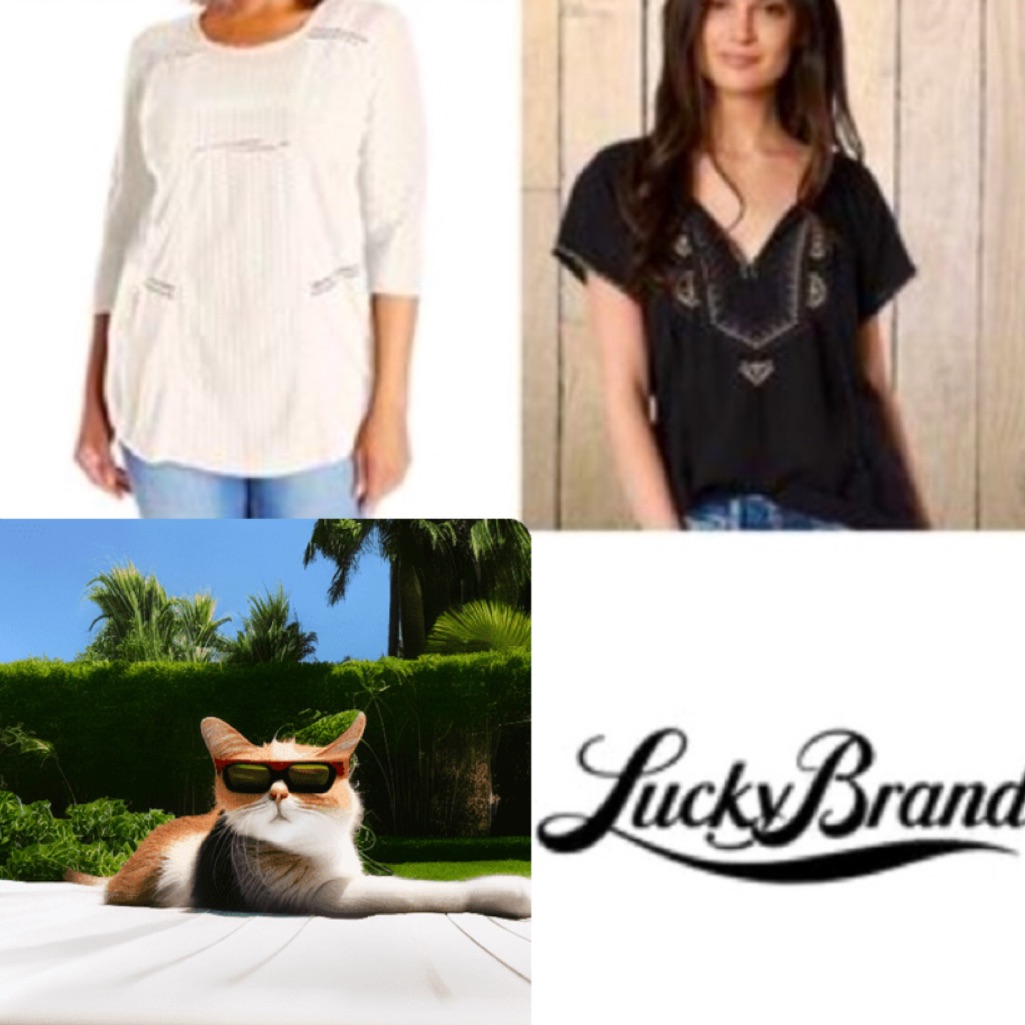2 Lucky Brand Tops